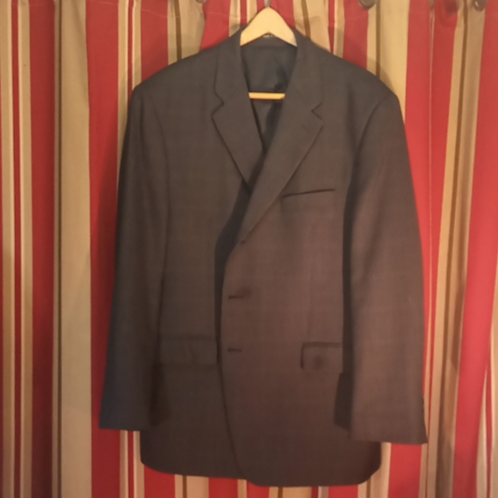 Grey Size 48R Lauren by Ralph Lauren 3 Button Blazer